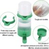 4Pcs Bird Water Feeder Plastic Drinker Feeder Water Clip for Parrots Budgie Cockatiel Lovebirds