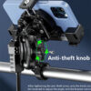 530c348c74c3be5f Motorcycle Phone Holder Wireless Charger Motorbike Moto Mirror Mobile Stand Support USB Fast Charging Cellphone Handlebar Mount