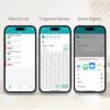 530d2cdee65592c9 Pocket ECG Monitoring Device with OLED Screen Bluetooth EKG Monitor for Rhythm Waveform, Free APP AI Analyze with iOS/Android