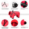 Winter Clothes Super Warm Pet Dog Jacket Coat With Harness Waterproof Puppy Clothing Hoodies For Small Medium Dogs Outfit