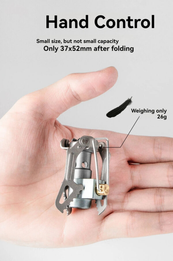 5321aee73b0e308a BRS-3000T Titanium Mini Camping Gas Burners 25g One-Piece Pocket Stove Outdooor Hiking Folding Cooking Furnace Portable 