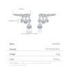 5325c4fd8def442d MODIAN 925 Sterling Silver Sparkling Geometric Water Drop CZ Stud Earrings For Women Wedding Engagement Fine Jewelry Gifts