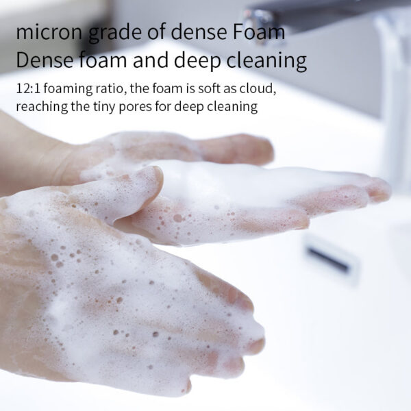 5328864e0537d4fd 2023 New Automatic Foam Soap Dispensers Bathroom Smart Washing Hand hine with USB Charging White High Quality ABS Material