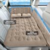 5334ecbd755b3d26 Car Air Mattress Back Seat Inflatable Bed - Inflatable Thickened and Double SUV Air Mattress with Air Pump Portable Foldable Car Bed for Home Car Travel Camping-Black