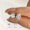 533ddba591b1db7f DW 0.5ct-2ct D Color Certified Moissanite Stud Earrings Lab Created Diamond 925 Sterling Silver Gold Plated Wedding Jewelry