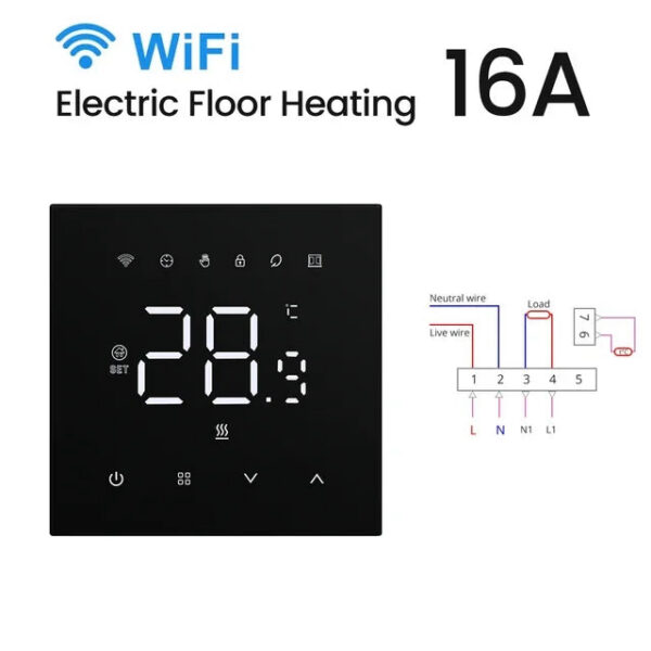 534934ab159b5808 AVATTO Tuya WiFi Smart Thermostat Underfloor Heating System for Gas Boiler Electric Heating Work with Alexa Google Home