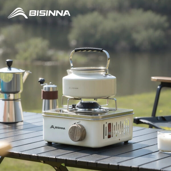 535d5548200cdc77 BISINNA Camping Stove 2800W High Firepower Portable Cassette Furnace Outdoor Gas Burner Picnic Camp