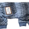 53602279af45ca6f Knitted Dog Pajamas, Dog Clothes for Small Dogs Girl Boy, Pet Onesie with Feet, Cat Outfit, Dark Heather Grey, Large