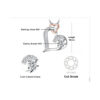 53688f86fc9a7cd1 Palace Heart Love Rose Gold Sterling Sier Simulated Diamond Pendant Necklace for Women Fashion Jewelry No Chain