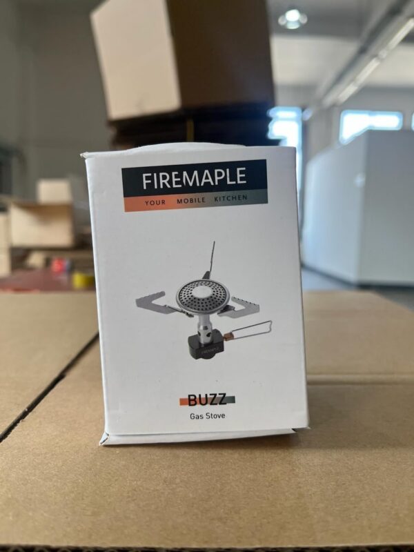 Fire-Maple Buzz Compact Camping Gas Stove | 3100W Mini Pocket Backpacking Cooking Folding Burner | Outdoor Trekking Hiking Mountaineering