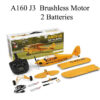 5389c03af6a6a741 Hot Sale RC Plane RTF 2.4G Brushless Motor 3D/6G Remote Control Airplane Wltoys A160 Upgraded J3-CUB Ready To Fly