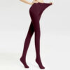 539cd230b4396235 Women Socks 80D/120D Spring Autumn Thin Tights Elastic High Waist Silk Stockings Solid Color Slim Leggings Tear Resistant Pantyhose