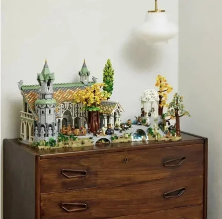 53a595a236d4a408 6167pcs Film Series of the Rings Rivens Street View Building Blocks Model Compatible 10316 Style Bricks Toy Kid Gifts