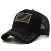 53a7b07dcb5b815a Fashion American Flag Embroidery Baseball Net Caps Spring and Summer Outdoor Adjustable Casual Hats Sunscreen Hat
