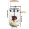 53a9efcdc27759b8 Homemade Churner Manual Butter Maker Food Mixer Glass+silicone 1000ml/1500ml Stirring Tool Silicone Wheel Kitchen Gadgets