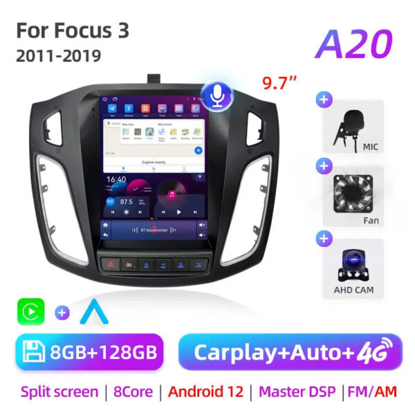 53b8954cffa53edf 8Core 2 Din Android 12 Car Radio for Ford Focus 3 Mk 3 2011 2012 - 2019 Multimedia Video Player 2Din Carplay Auto Stereo DVD