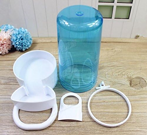 53b9fc729ce52899 Pet Feeder Automatic,Bird Hamster Small Animal Feeder, Automatic Feeding Device Dispenser for Hamster Bird Pigeon Parrots Mini Hedgehog with Holder (5.90x2.83x6.10in)