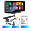53c39415affbd103 BQCC 10.26 Inch Portable Wireless Carplay Screen HD Rear Reversing Camera Car Radio DVR MP5 Multimedia Video Player Android Auto