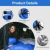 53c7beb82db4e3dc flintronic Schlafsack, Campingschlafsack, Leichter Deckenschlafsack, Camping Outdoor, Kleines Packmaß für Rucksackreisen, Wandern und Reisen, 210 x 75 cm