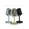 53d29b4a18198b59 Simulation Props Mic Plastic Retro Dynamic Vocal Microphone Vintage Style Universal Stand Ornament For Live Performance Karaoke