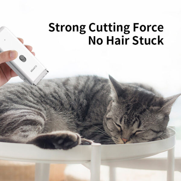 53e6da7fffc58b33 Cordless Dog Clipper Rechargeable Pet Hair Trimmer Low Noise Professional Cat Puppy Grooming Haircut hine Electric Cutters