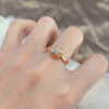 54035c311b27269a Real Gold Diamond for Women To Join Party Peridot Gemstone Anillos De Wedding Diamante Engagement Jewelry Fine Ring Box