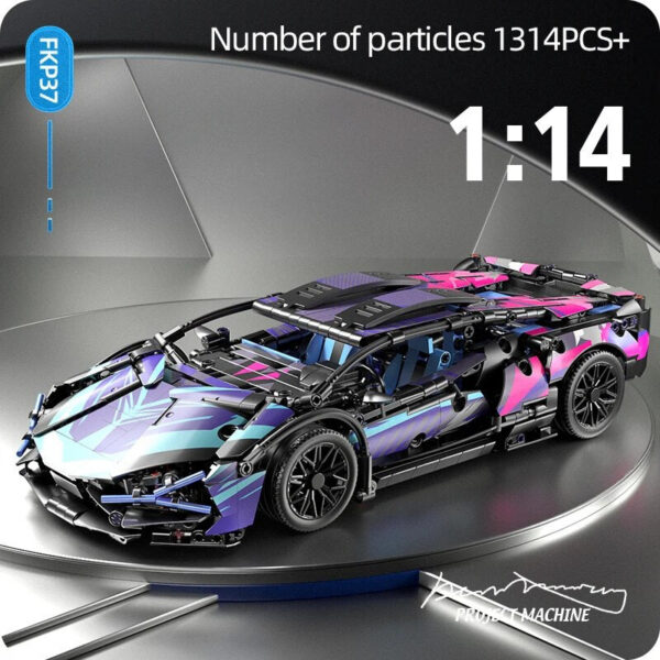 540edb853bcaea1a 67128 Cars 1314PCS Adults, 1:14 Scale Super Block Remote Control Car Building Kits for Men Teen