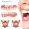 Sdatter Instant Big Smile Veneer Men's and Women's Silicone Artificial Teeth Braces Whitening Stic Comfortable