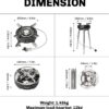 5430d526ad205acf Fire Maple Saturn X 4400W-11000W High-Power Camping Gas Stove Double-preheater Foldable Split Gas Burner with Adjustable Legs Portable Cooking Gas Stove with Carry Case