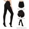 HA WA Fleece Lined for Women, 2 Pairs Opaque Warm Tights with Control Top Pantyhose