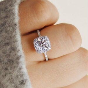 HOYON White Gold Color Diamond Style Ring for Women Jewelry Natural Gemstone Anillos Bizuteria Bijoux Femme Rings Free Ship