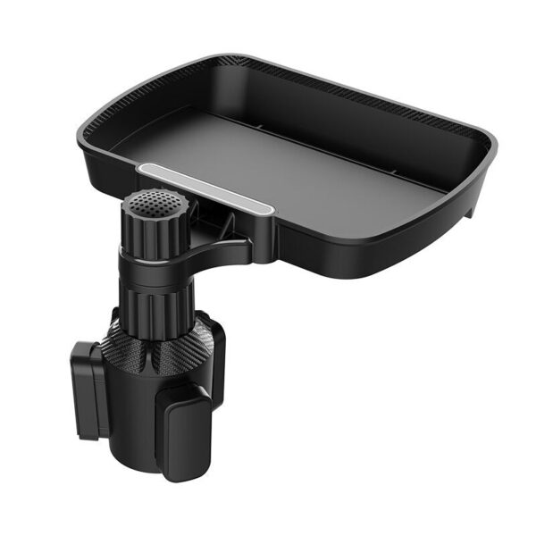 549a34d695d75820 Dual Expander Adjustable for 360°Rotating Multifunctional Car Seat Cup Snack Tray Drink Holder