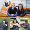 54c31558c894746a Poepore Schlafsack Outdoor Winter für Erwachsene Extra Breit 3-4 Jahreszeiten XXL Schlafsäcke Warmer Baumwolle Flanell Deckenschlafsack beim Camping Wandern Abenteuern 230 * 100CM