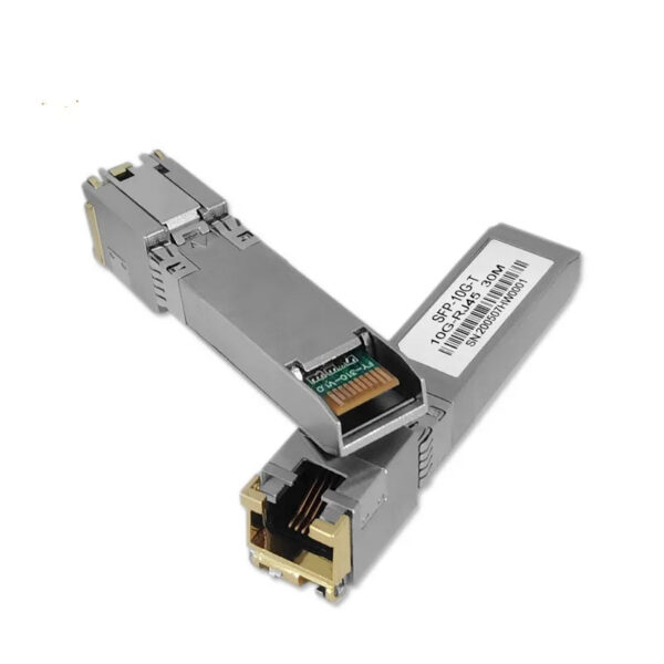 54c71562158e3b4d 10G SFP+ Fiber 2.5G Copper SFP Modules Optical Port Turn To RJ45 Ethernet Port Switch Gigabit Transceiver Module