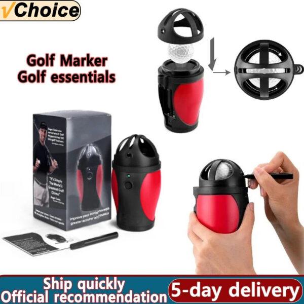 54cd1ae5c63acecc PGM Golf Electric Scriber Finds rotates Center Of Gravity Distribution Line LED Ball Painter Accessories Ball Spot Marker Tool