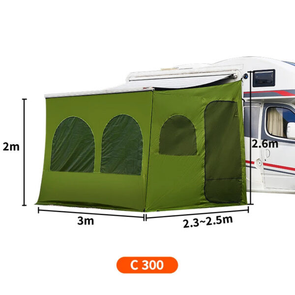 54d9684e390769d2 Caravan Awning Tent RV Screen Room Family Room Camper Privacy Room Sunshade Campervan Tent Outdoor Camping Shelter
