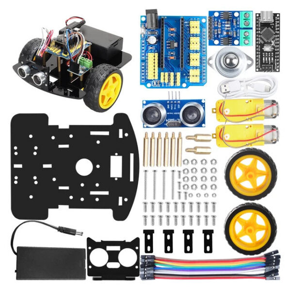 54dc38b46cab7a24 TSCINBUNY Smart Starter Robot For Arduino Programming Learning and Develop Skills Complete Educational Robotic Kit