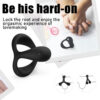 54e0577d80fcd3fa Silicone Penis Cock Ring Delay Ejaculation Super Small Chastity Cage Adjustable Penis Ring Scrotum Cockring Male Sex Toy for Men