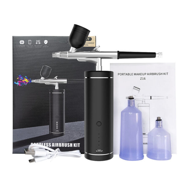 Nano Spray Oxygen Injector Airbrush High Pressure Mist Sprayer Water Jet Facial Cleansing Skin Moisturizing Beauty Apparatus