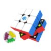 54f149ad45b47f42 3x3x3 Magnetic Magic Speed Cube Stickerless Gan 356M Professional Fidget Toys GAN 356 M Lite Cubo Magico Puzzle