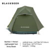 54fee877975c860d Blackdeer New Archeos 1pro 2.0 One Person Silicon Coated Tent For Hiking Trekking 220*90cm 8.5mm Aluminum Pole with Footprint