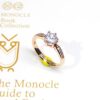 551f301518b7c57a Korean Fashion OL Six Prong Diamond Ring Couple Copper Plated Sier Micro Inlaid Hearts and Arrows Marriage Proposal Jewelry