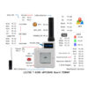 LILYGO® TTGO Meshtastic T-Echo LoRa SX1262 Wireless Module 433/868/915MHz NRF52840 1.54 E-Paper GPS RTC NFC BME280 for Arduino