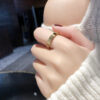 553b366d47efa45b Classics Love Ring designer women 4mm 5mm 6mm ring Gold Plated With diamonds Designer for lovers Wedding rings Anniversary Jewelry gift with box