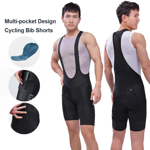 INBIKE Men's MTB Cycling Bib Shorts Bike Riding Pants Man Professional Bicycle Shorts for Men Road Bike Mountain Cycling Clothes