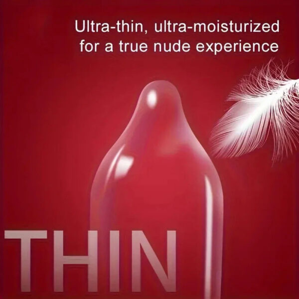 5568c8b0ba3cd847 50pcs/Box Ultra Thin Lubricated Condoms Natural Rubber Latex Penis Sleeve Sex Shop