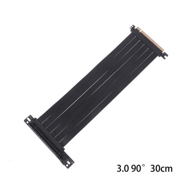 557a012c23a1f974 Full Speed 4.0 PCIE X16 Riser Cable Graphics Card Extension Cord PCI Express Lossless Shielded Extender Antijam GPU AXYB
