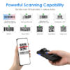 55829ef3ae0056bb Eyoyo 2D Phone Back Clip Bluetooth Barcode Scanner Portable Barcode Reader Data Matrix Code 1D 2D QR Scanner Android IOS System