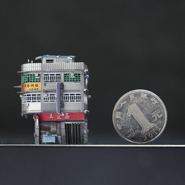 5587a636107b4598 Piececool 3D Metal Puzzles New Town Villages 11pcs/Set Model Kits Classic Building Block Series DIY Toys for Adult