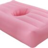 BBL Recovery Air Mattress with Hole, Post-Surgery Inflatable Bed for Brazilian Butt Lift, Electric Pump, Waterproof PVC, Ideal for Sleeping, Sitting, and Relaxation, Pink